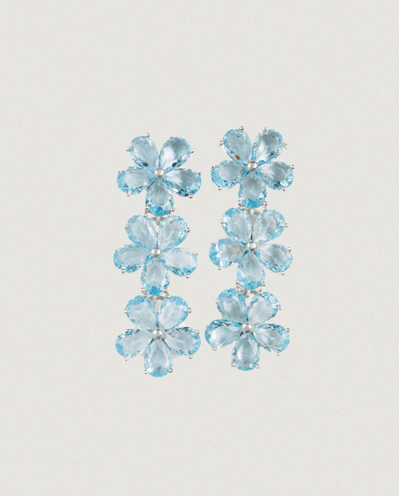 Blume Trio in Aquamarine