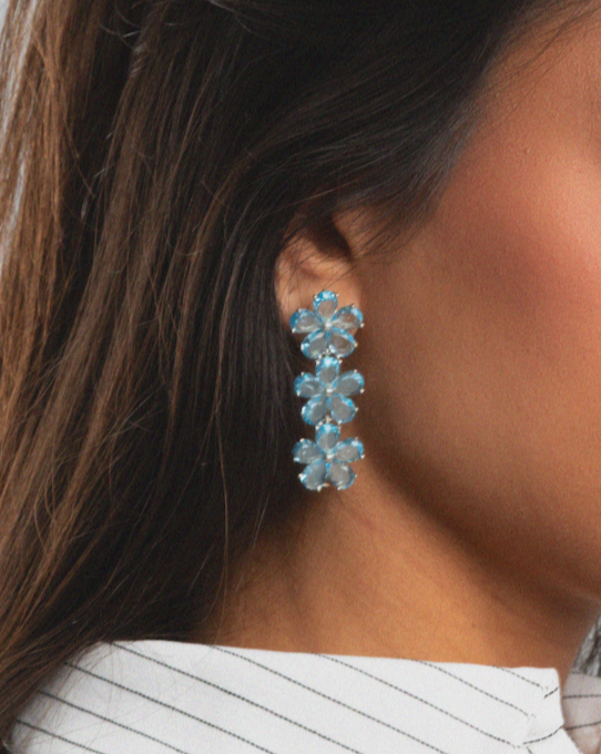 Blume Trio in Aquamarine