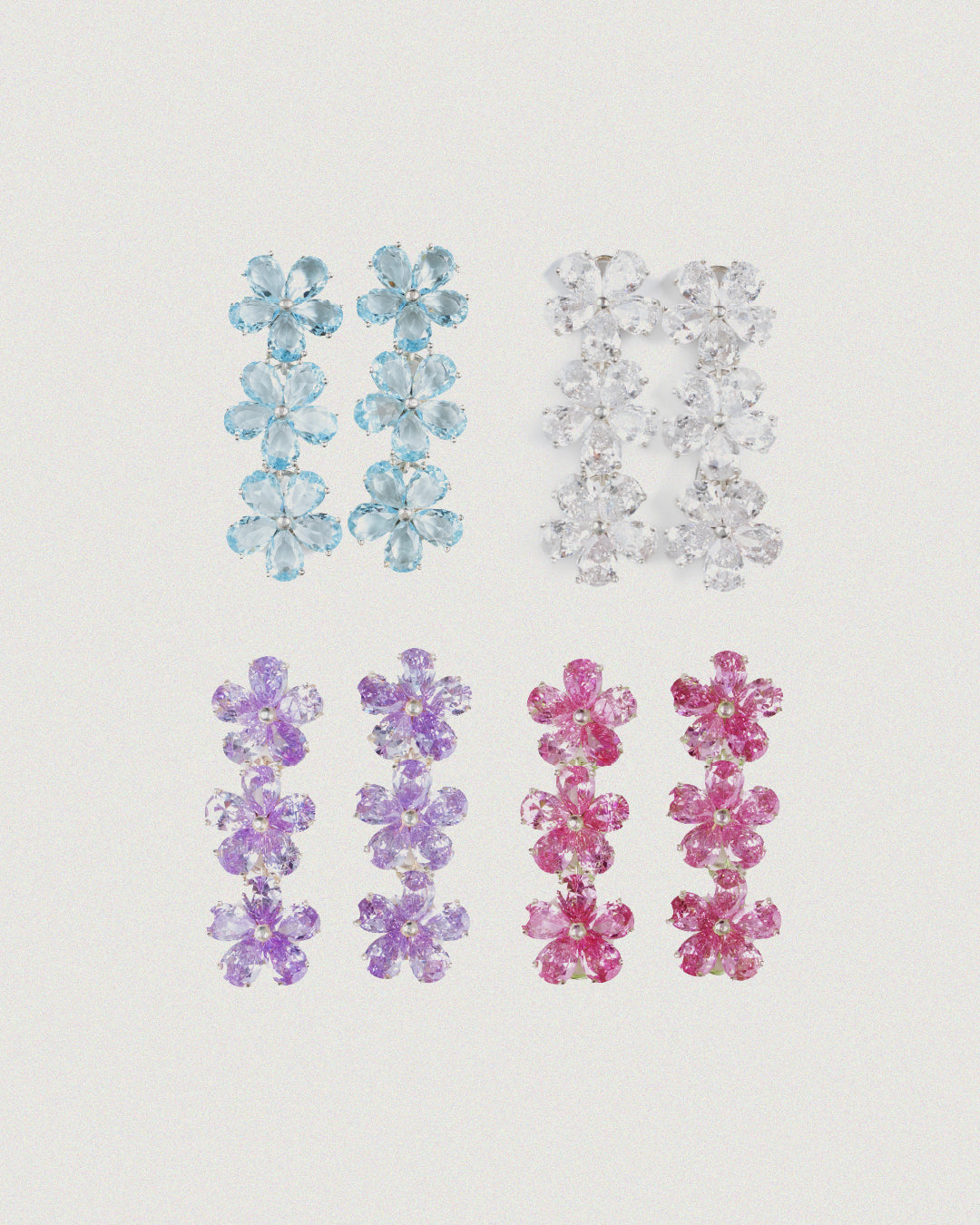 Blume Trio in Aquamarine