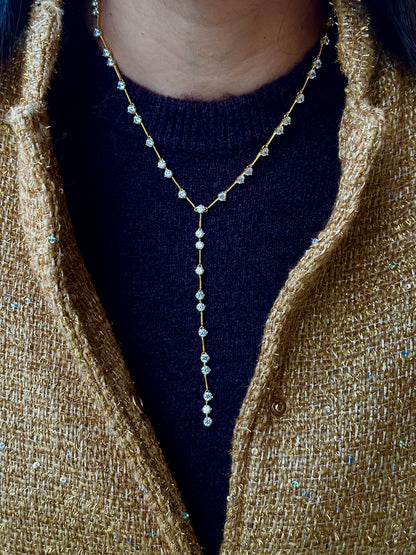 Zipper Rain Necklace