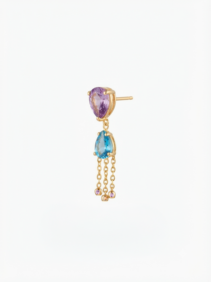 Jellyfish Earrings in Lilac Sky 🧜‍♀️🪼