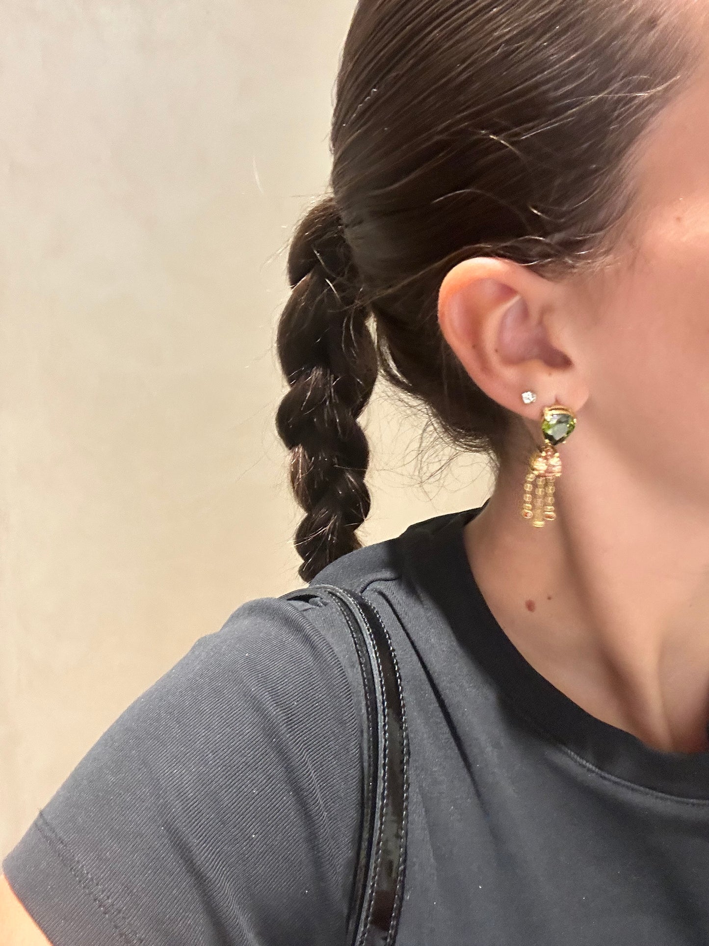 Jellyfish Earrings in Olive Sun 🌞