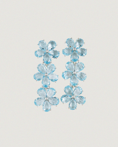 Blume Trio in Aquamarine